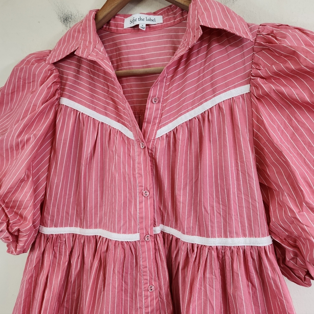 Sofia The Lable Tiered Puff Sleeve Dress - Picture 5 of 7